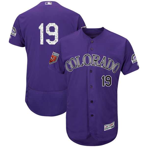 Rockies 19 Charlie Blackmon Purple 2018 Spring Training Flexbase baseball Jerseys,We sell and wholesale Rockies 19 Charlie Blackmon Purple 2018 Spring Training Flexbase baseball Jerseys on line form chian!