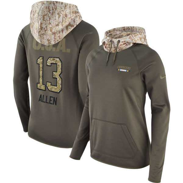 Women Nike Chargers 13 Keenan Allen Olive Salute To Service Pullover Hoodie,We sell and wholesale Women Nike Chargers 13 Keenan Allen Olive Salute To Service Pullover Hoodie on line form chian!
