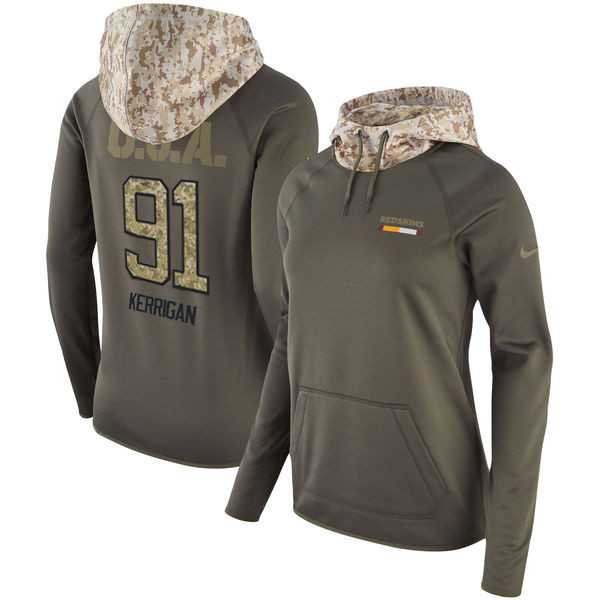 Women Nike Redskins 91 Ryan Kerrigan Olive Salute To Service Pullover Hoodie,We sell and wholesale Women Nike Redskins 91 Ryan Kerrigan Olive Salute To Service Pullover Hoodie on line form chian!