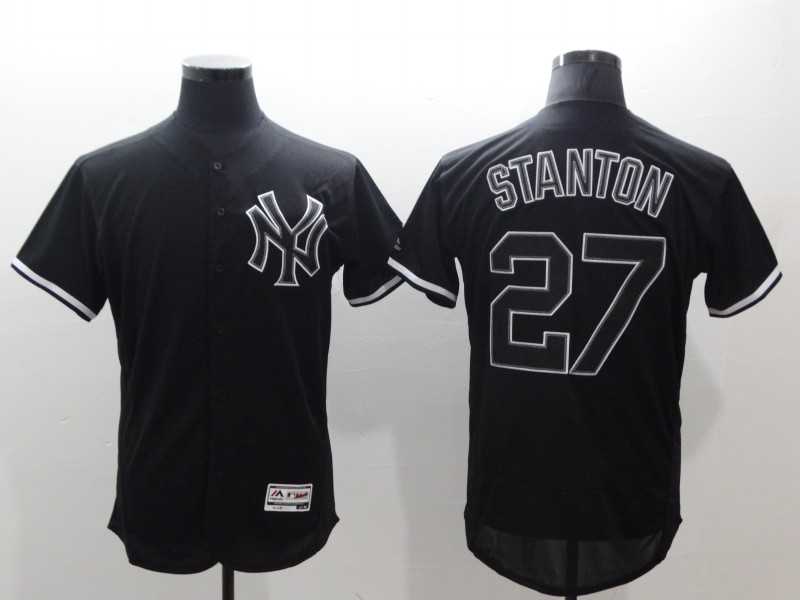 Yankees 27 Giancarlo Stanton Black Flexbase baseball Jerseys,We sell and wholesale Yankees 27 Giancarlo Stanton Black Flexbase baseball Jerseys on line form chian!