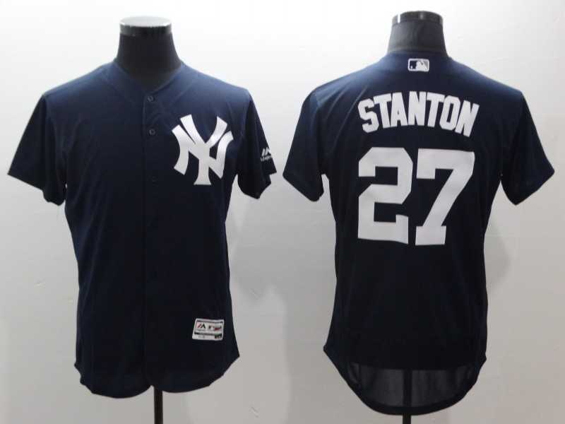 Yankees 27 Giancarlo Stanton Navy Flexbase baseball Jerseys,We sell and wholesale Yankees 27 Giancarlo Stanton Navy Flexbase baseball Jerseys on line form chian!