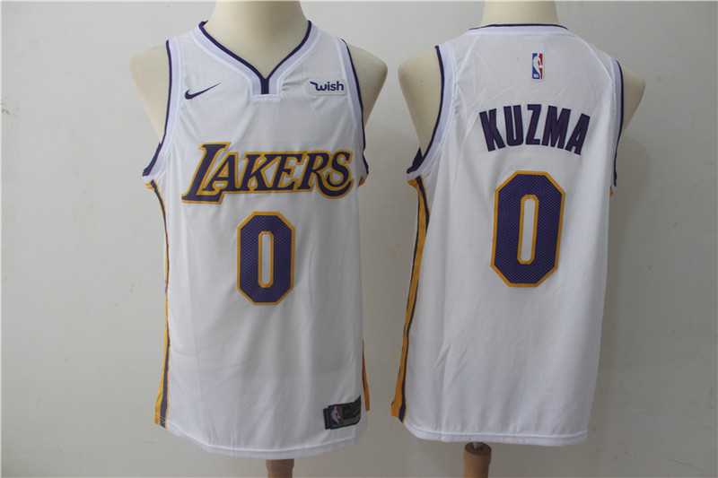 Nike Los Angeles Lakers #0 Kyle Kuzma White Swingman Jersey,We sell and wholesale Nike Los Angeles Lakers #0 Kyle Kuzma White Swingman Jersey on line form chian!