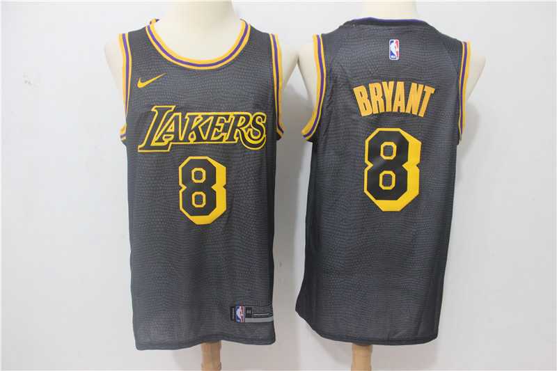 Nike Los Angeles Lakers #8 Kobe Bryant Black City Edition Swingman Jersey,We sell and wholesale Nike Los Angeles Lakers #8 Kobe Bryant Black City Edition Swingman Jersey on line form chian!