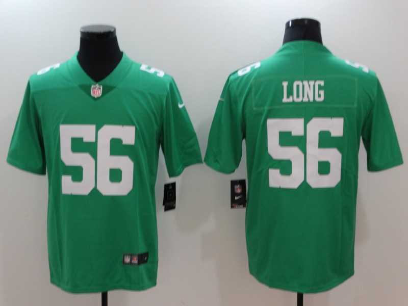 Nike Philadelphia Eagles #56 Chris Long Green Throwback Vapor Untouchable Player Limited Jersey,We sell and wholesale Nike Philadelphia Eagles #56 Chris Long Green Throwback Vapor Untouchable Player Limited Jersey on line form chian!
