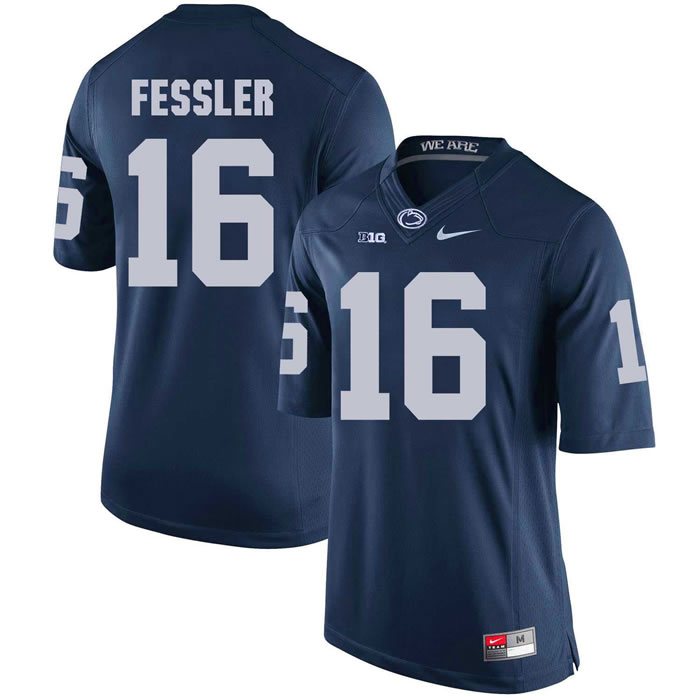 Penn State Nittany Lions #16 Billy Fessler Navy College Football Jersey DingZhi,We sell and wholesale Penn State Nittany Lions #16 Billy Fessler Navy College Football Jersey DingZhi on line form chian!