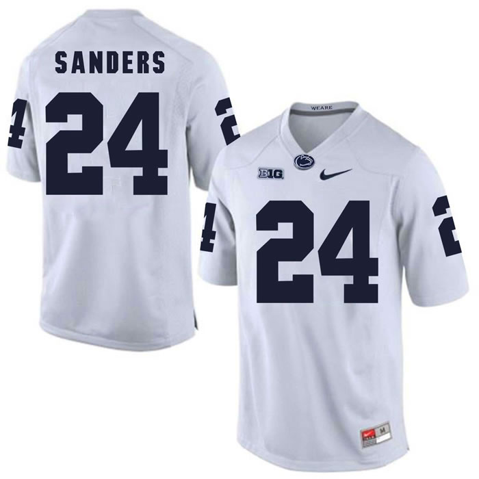Penn State Nittany Lions #24 Miles Sanders White College Football Jersey DingZhi,We sell and wholesale Penn State Nittany Lions #24 Miles Sanders White College Football Jersey DingZhi on line form chian!