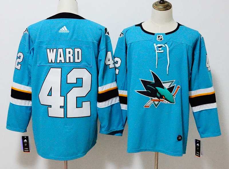 San Jose Sharks #42 Joel Ward Teal Adidas Stitched Jersey,We sell and wholesale San Jose Sharks #42 Joel Ward Teal Adidas Stitched Jersey on line form chian!