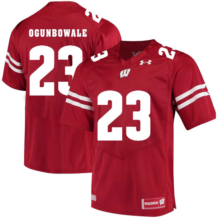 Wisconsin Badgers #23 Dare Ogunbowale Red College Football Jersey DingZhi,We sell and wholesale Wisconsin Badgers #23 Dare Ogunbowale Red College Football Jersey DingZhi on line form chian!