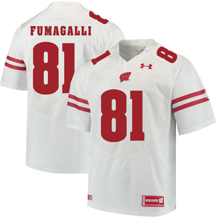 Wisconsin Badgers #81 Troy Fumagalli White College Football Jersey DingZhi,We sell and wholesale Wisconsin Badgers #81 Troy Fumagalli White College Football Jersey DingZhi on line form chian!