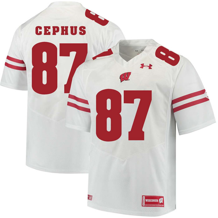 Wisconsin Badgers #87 Quintez Cephus White College Football Jersey DingZhi,We sell and wholesale Wisconsin Badgers #87 Quintez Cephus White College Football Jersey DingZhi on line form chian!