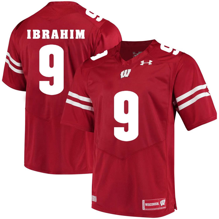 Wisconsin Badgers #9 Rachid Ibrahim Red College Football Jersey DingZhi,We sell and wholesale Wisconsin Badgers #9 Rachid Ibrahim Red College Football Jersey DingZhi on line form chian!