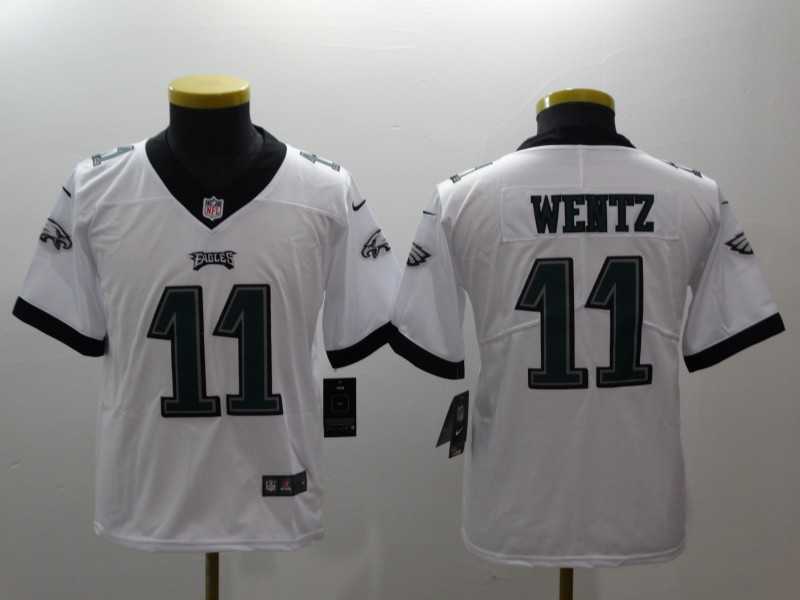 Youth Nike Philadelphia Eagles #11 Carson Wentz White Vapor Untouchable Player Limited Jersey,We sell and wholesale Youth Nike Philadelphia Eagles #11 Carson Wentz White Vapor Untouchable Player Limited Jersey on line form chian!