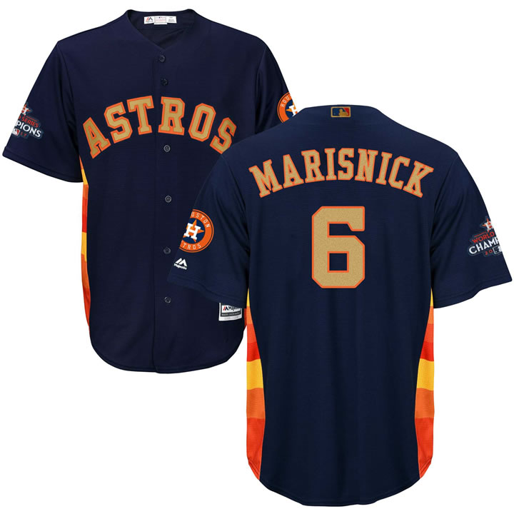 Astros #6 Jake Marisnick Navy 2018 Gold Program Cool Base Jersey,We sell and wholesale Astros #6 Jake Marisnick Navy 2018 Gold Program Cool Base Jersey on line form chian!