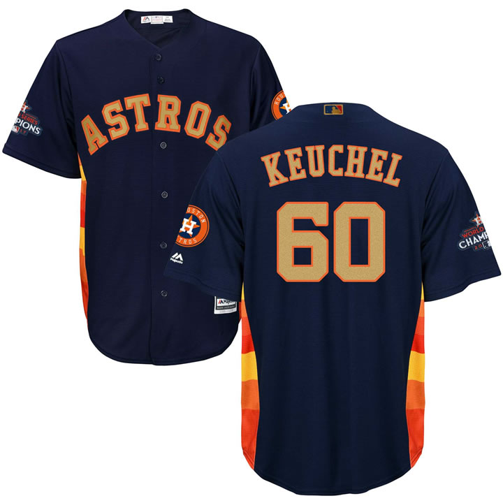 Astros #60 Dallas Keuchel Navy 2018 Gold Program Cool Base Jersey,We sell and wholesale Astros #60 Dallas Keuchel Navy 2018 Gold Program Cool Base Jersey on line form chian!