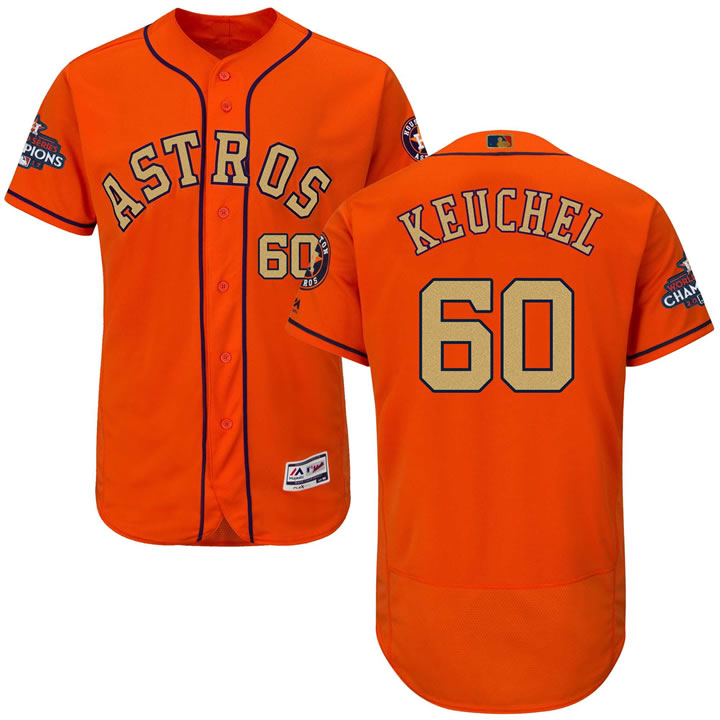 Astros #60 Dallas Keuchel Orange 2018 Gold Program Flexbase Jersey,We sell and wholesale Astros #60 Dallas Keuchel Orange 2018 Gold Program Flexbase Jersey on line form chian!