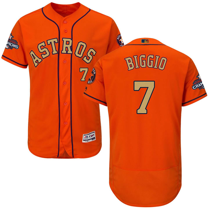 Astros #7 Craig Biggio Orange Gold Program Flexbase Jersey,We sell and wholesale Astros #7 Craig Biggio Orange Gold Program Flexbase Jersey on line form chian!