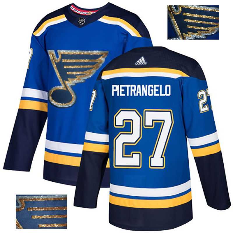 Blues 27 Alex Pietrangelo Blue Glittery Edition Adidas Jersey,We sell and wholesale Blues 27 Alex Pietrangelo Blue Glittery Edition Adidas Jersey on line form chian!