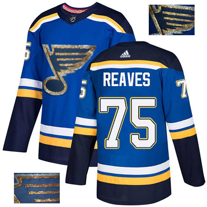 Blues 75 Ryan Reaves Blue Glittery Edition Adidas Jersey,We sell and wholesale Blues 75 Ryan Reaves Blue Glittery Edition Adidas Jersey on line form chian!