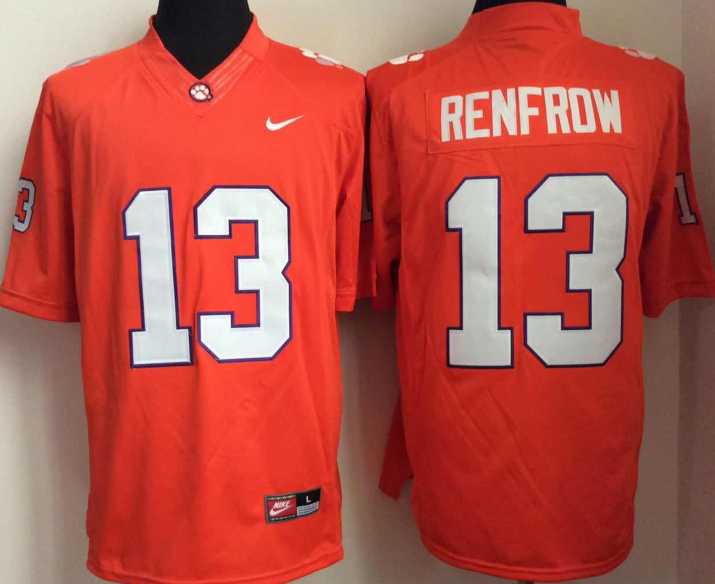 Clemson Tigers 13 Hunter Renfrow Orange College Football Jersey,We sell and wholesale Clemson Tigers 13 Hunter Renfrow Orange College Football Jersey on line form chian!