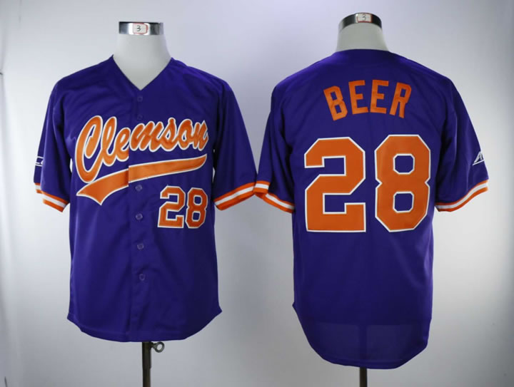 Clemson Tigers 28 Seth Beer Purple College Baseball Jersey,We sell and wholesale Clemson Tigers 28 Seth Beer Purple College Baseball Jersey on line form chian!