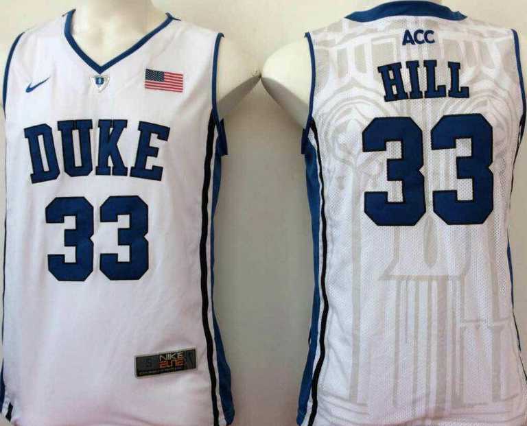 Duke Blue Devils 33 Grant Hill White College Basketball Jersey,We sell and wholesale Duke Blue Devils 33 Grant Hill White College Basketball Jersey on line form chian!