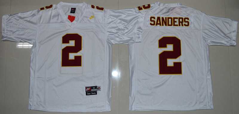 Florida State Seminoles (FSU) 2 Deion Sanders White College Throwback Jersey,We sell and wholesale Florida State Seminoles (FSU) 2 Deion Sanders White College Throwback Jersey on line form chian!