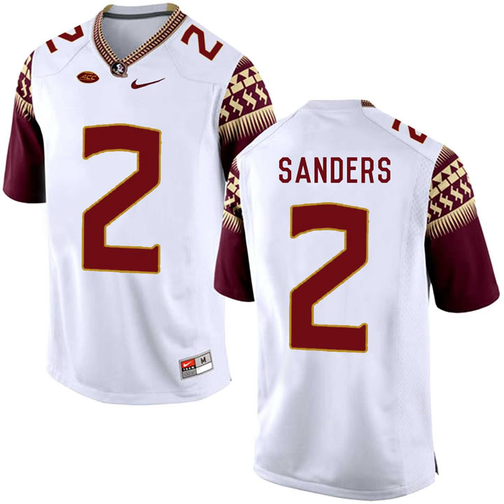 Florida State Seminoles 2 Deion Sanders White College Football Jersey DingZhi,We sell and wholesale Florida State Seminoles 2 Deion Sanders White College Football Jersey DingZhi on line form chian!