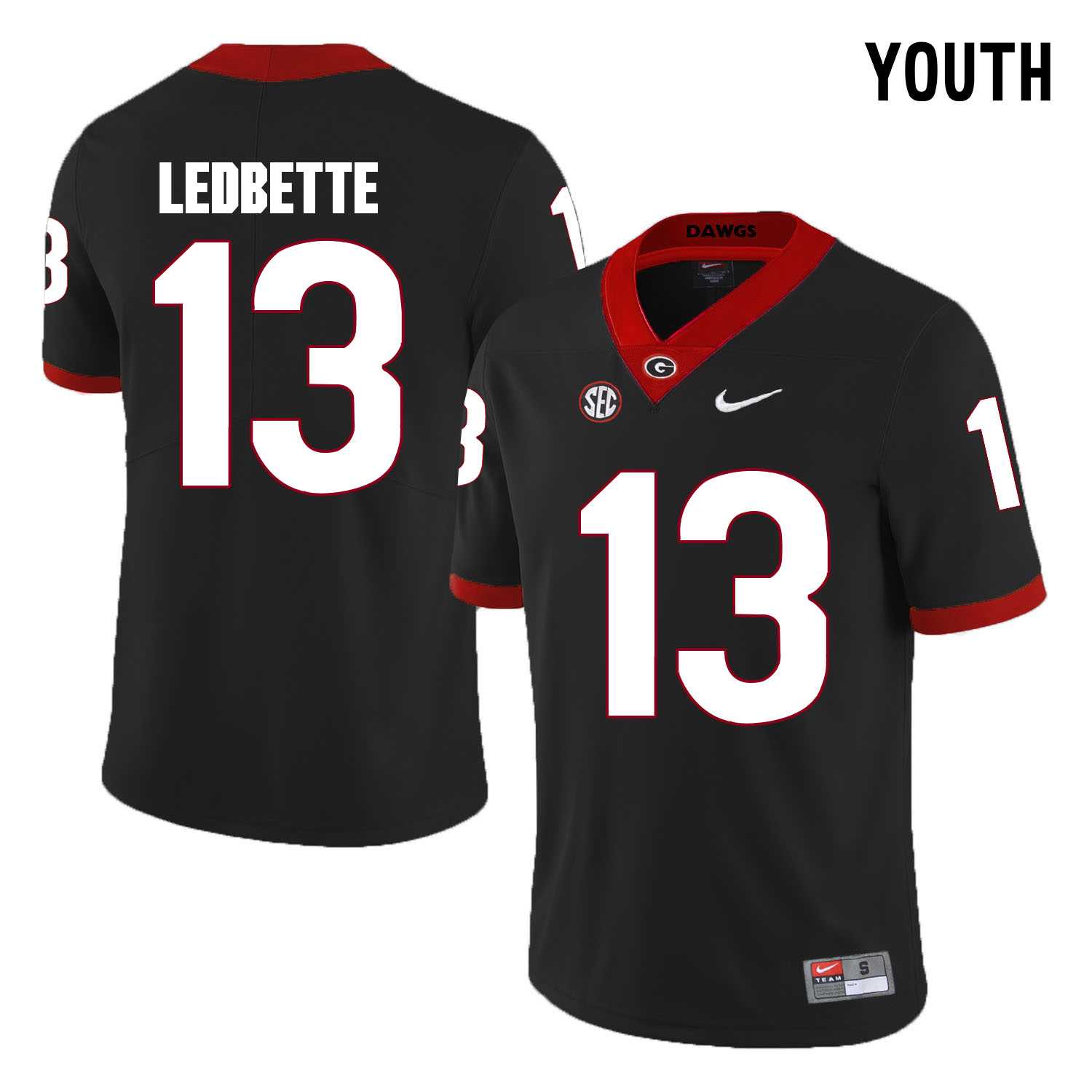 Georgia Bulldogs 13 Jonathan Ledbetter Black Youth College Football Jersey DingZhi,We sell and wholesale Georgia Bulldogs 13 Jonathan Ledbetter Black Youth College Football Jersey DingZhi on line form chian!