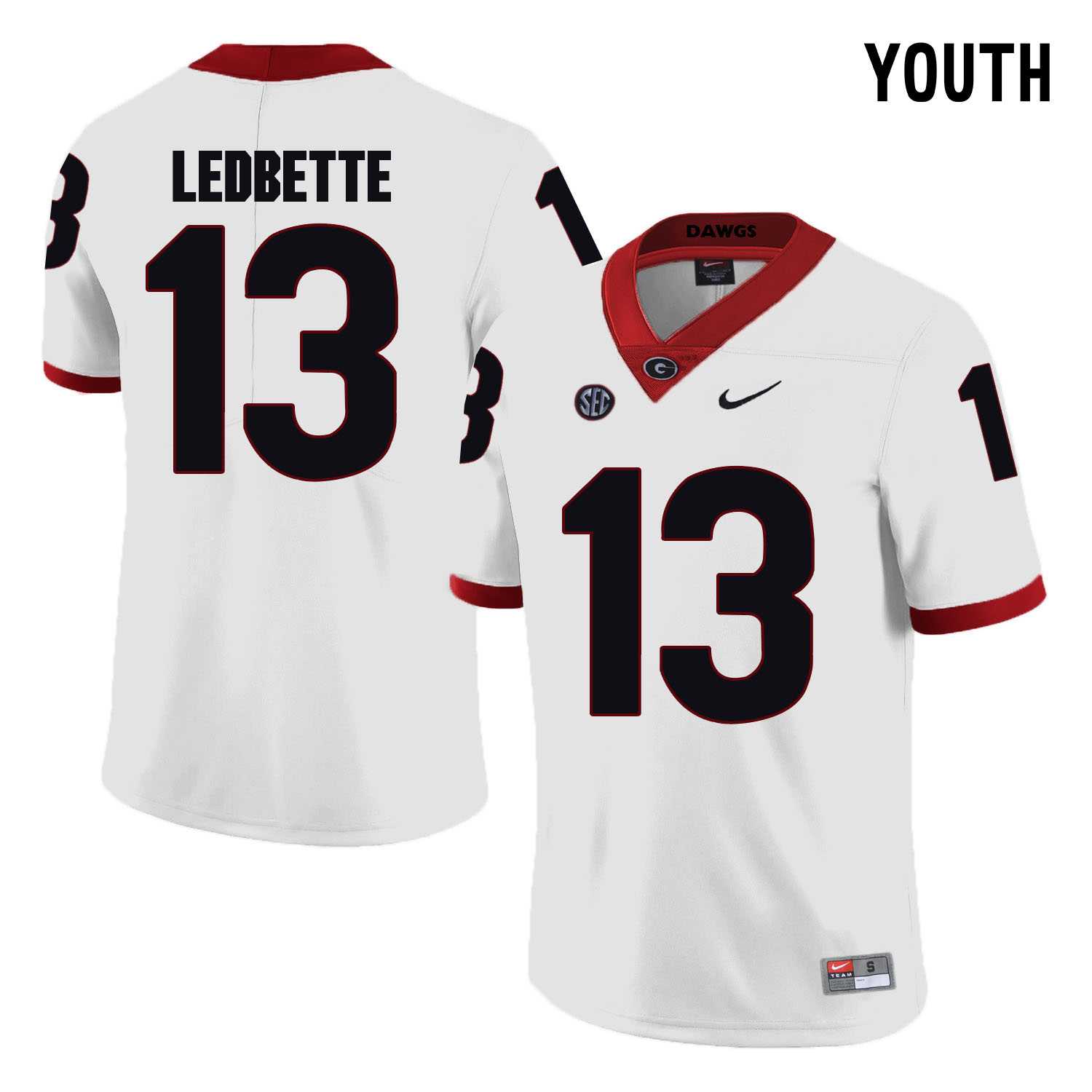 Georgia Bulldogs 13 Jonathan Ledbetter White Youth College Football Jersey DingZhi,We sell and wholesale Georgia Bulldogs 13 Jonathan Ledbetter White Youth College Football Jersey DingZhi on line form chian!
