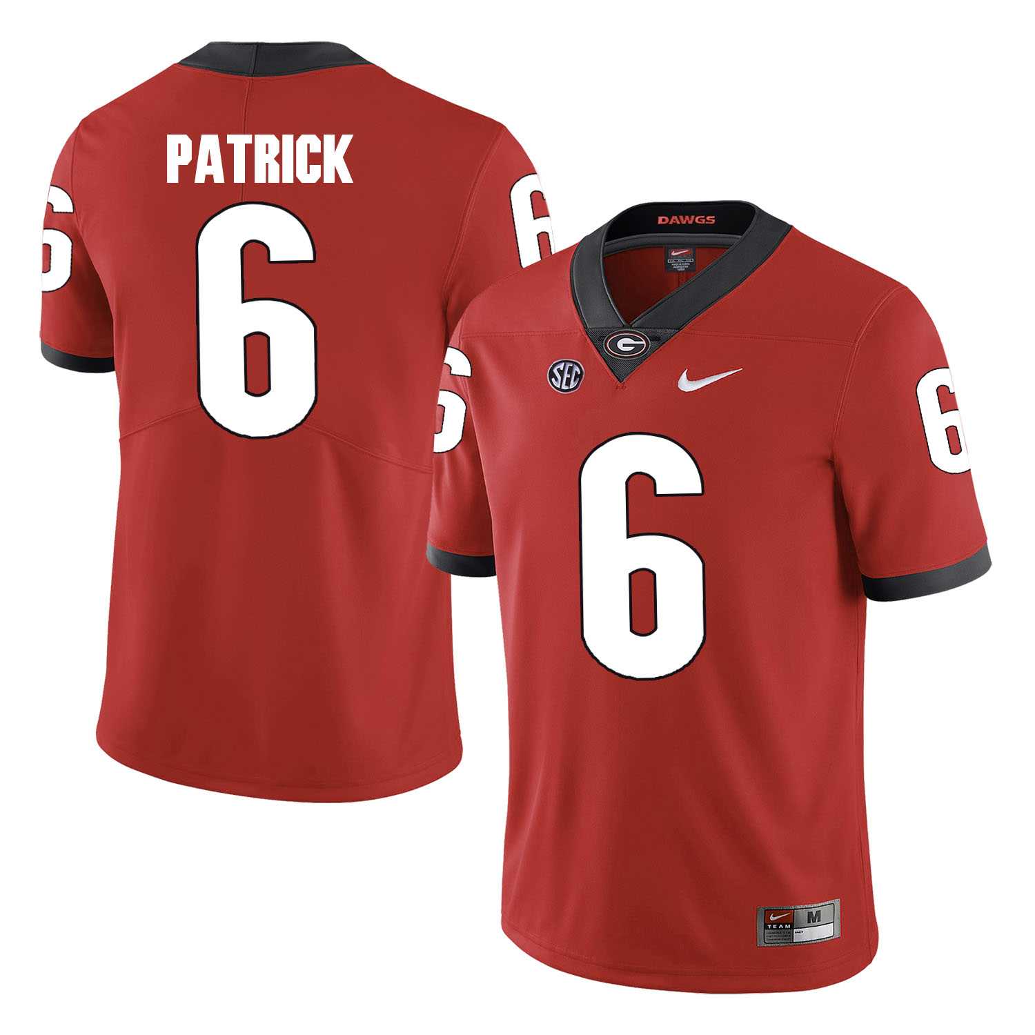 Georgia Bulldogs 6 Natrez Patrick Red College Football Jersey DingZhi,We sell and wholesale Georgia Bulldogs 6 Natrez Patrick Red College Football Jersey DingZhi on line form chian!