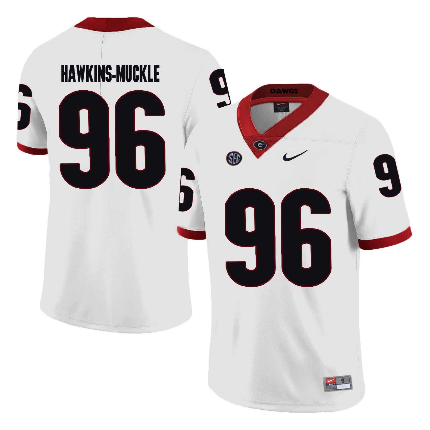 Georgia Bulldogs 96 DaQuan Hawkins-Muckle White College Football Jersey DingZhi,We sell and wholesale Georgia Bulldogs 96 DaQuan Hawkins-Muckle White College Football Jersey DingZhi on line form chian!