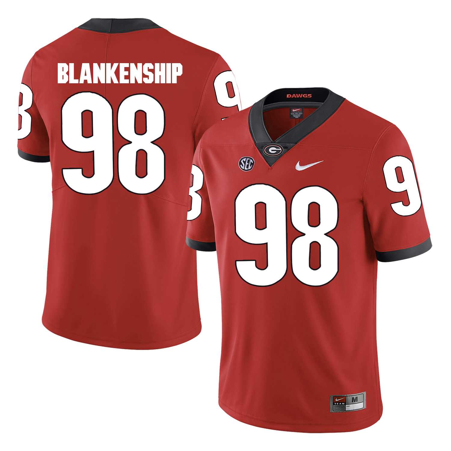 Georgia Bulldogs 98 Rodrigo Blankenship Red College Football Jersey DingZhi,We sell and wholesale Georgia Bulldogs 98 Rodrigo Blankenship Red College Football Jersey DingZhi on line form chian!