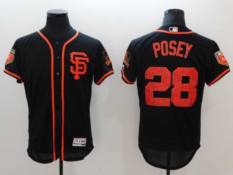 Giants 28 Buster Posey Black 2018 Spring Training Flexbase Baseball Jerseys,We sell and wholesale Giants 28 Buster Posey Black 2018 Spring Training Flexbase Baseball Jerseys on line form chian!