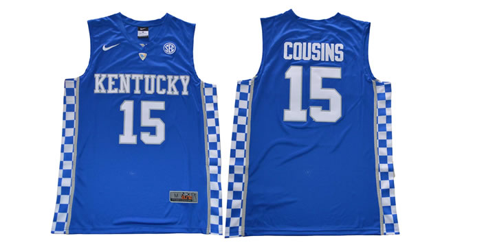 Kentucky Wildcats 15 DeMarcus Cousins Blue College Basketball Jersey,We sell and wholesale Kentucky Wildcats 15 DeMarcus Cousins Blue College Basketball Jersey on line form chian!