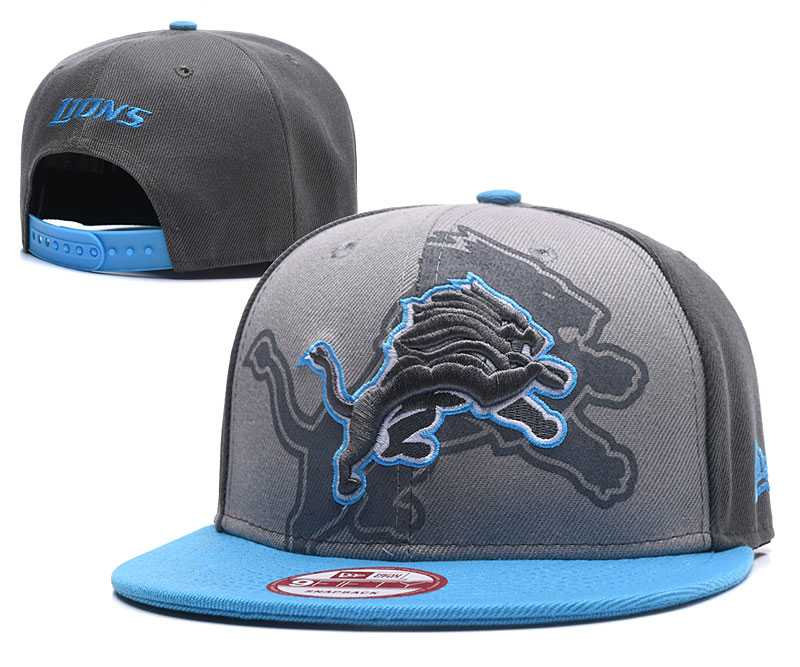 Lions Team Logo Gray Snapback Adjustable Hat GS,We sell and wholesale Lions Team Logo Gray Snapback Adjustable Hat GS on line form chian!