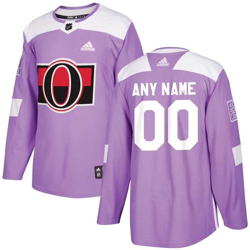 Men's Customized Ottawa Senators Purple Adidas Hockey Fights Cancer Practice Jersey,We sell and wholesale Men's Customized Ottawa Senators Purple Adidas Hockey Fights Cancer Practice Jersey on line form chian!