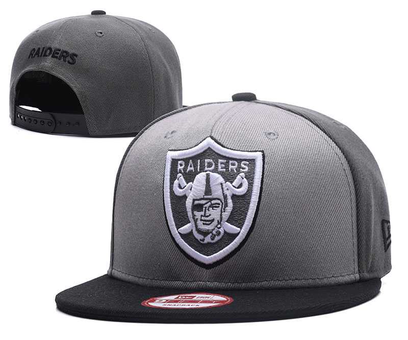 Raiders Team Logo Gray Snapback Adjustable Hat GS,We sell and wholesale Raiders Team Logo Gray Snapback Adjustable Hat GS on line form chian!