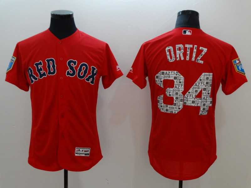 Red Sox 34 David Ortiz White 2018 Spring Training Flexbase Baseball Jerseys,We sell and wholesale Red Sox 34 David Ortiz White 2018 Spring Training Flexbase Baseball Jerseys on line form chian!