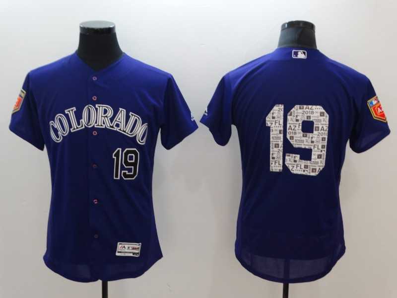 Rockies 19 Charlie Blackmon Purple 2018 Spring Training Flexbase Baseball Jerseys,We sell and wholesale Rockies 19 Charlie Blackmon Purple 2018 Spring Training Flexbase Baseball Jerseys on line form chian!