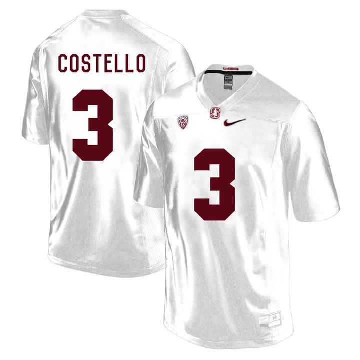Stanford Cardinal 3 K.J. Costello White College Football Jersey DingZhi,We sell and wholesale Stanford Cardinal 3 K.J. Costello White College Football Jersey DingZhi on line form chian!