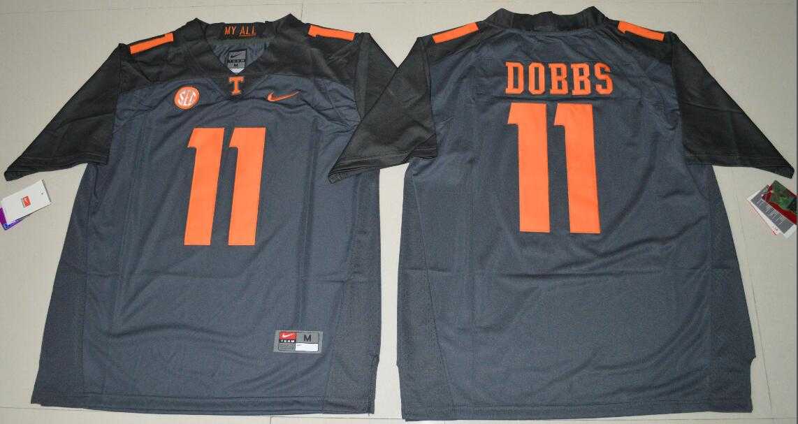 Tennessee Volunteers 11 Joshua Dobbs Gray College Football Jersey,We sell and wholesale Tennessee Volunteers 11 Joshua Dobbs Gray College Football Jersey on line form chian!