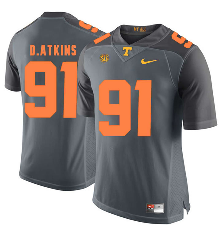 Tennessee Volunteers 91 Doug Atkins Gray College Football Jersey DingZhi,We sell and wholesale Tennessee Volunteers 91 Doug Atkins Gray College Football Jersey DingZhi on line form chian!
