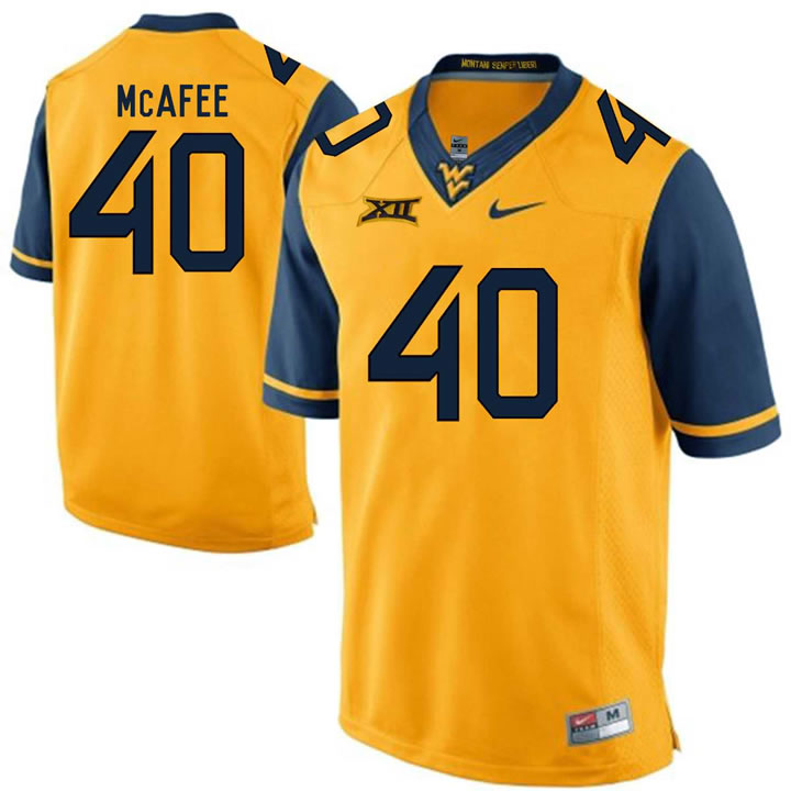 West Virginia Mountaineers 40 Pat McAfee Gold College Football Jersey DingZhi,We sell and wholesale West Virginia Mountaineers 40 Pat McAfee Gold College Football Jersey DingZhi on line form chian!