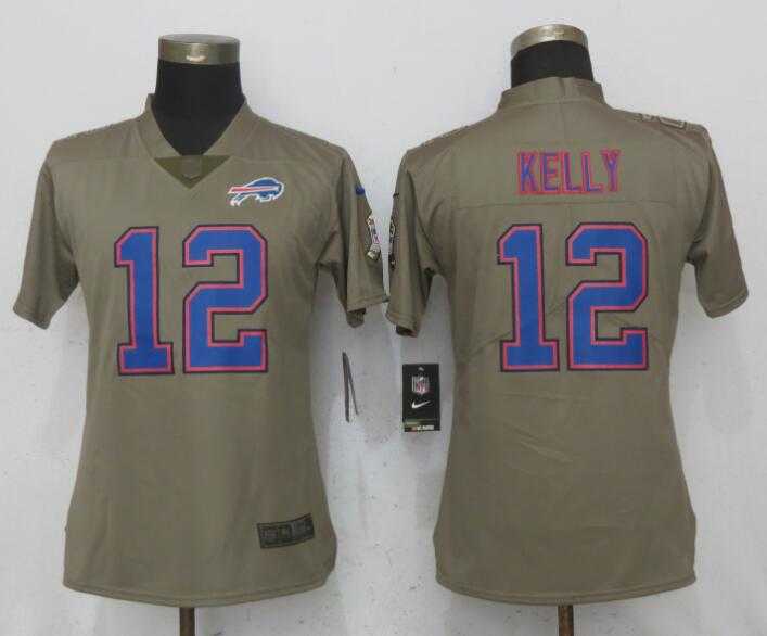 Women Nike Bills 12 Jim Kelly Olive Salute To Service Limited Jersey,We sell and wholesale Women Nike Bills 12 Jim Kelly Olive Salute To Service Limited Jersey on line form chian!