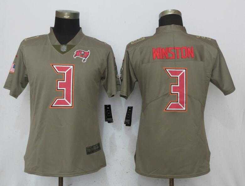 Women Nike Buccaneers 3 Jameis Winston Olive Salute To Service Limited Jersey,We sell and wholesale Women Nike Buccaneers 3 Jameis Winston Olive Salute To Service Limited Jersey on line form chian!