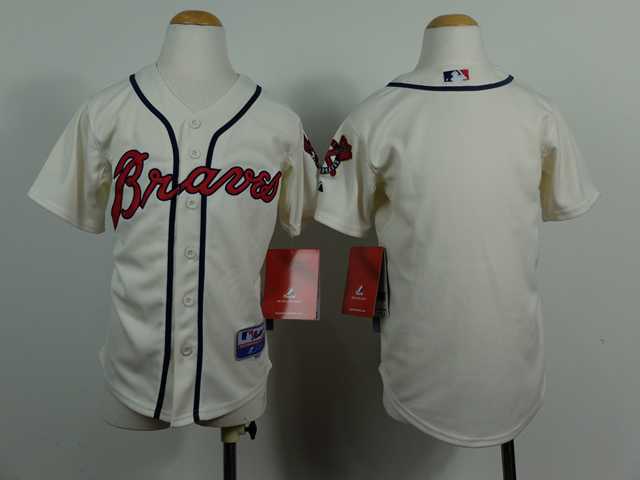 Youth Customized Braves Cream Jersey,We sell and wholesale Youth Customized Braves Cream Jersey on line form chian!