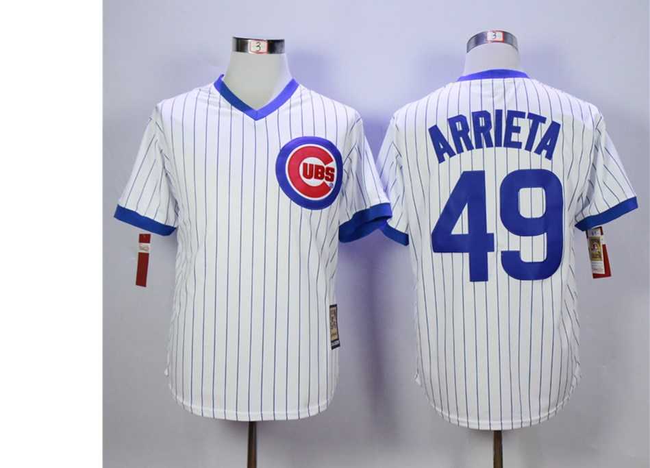 Cubs 49 Jake Arrieta White Cooperstown Collection Baseball Jerseys,We sell and wholesale Cubs 49 Jake Arrieta White Cooperstown Collection Baseball Jerseys on line form chian!