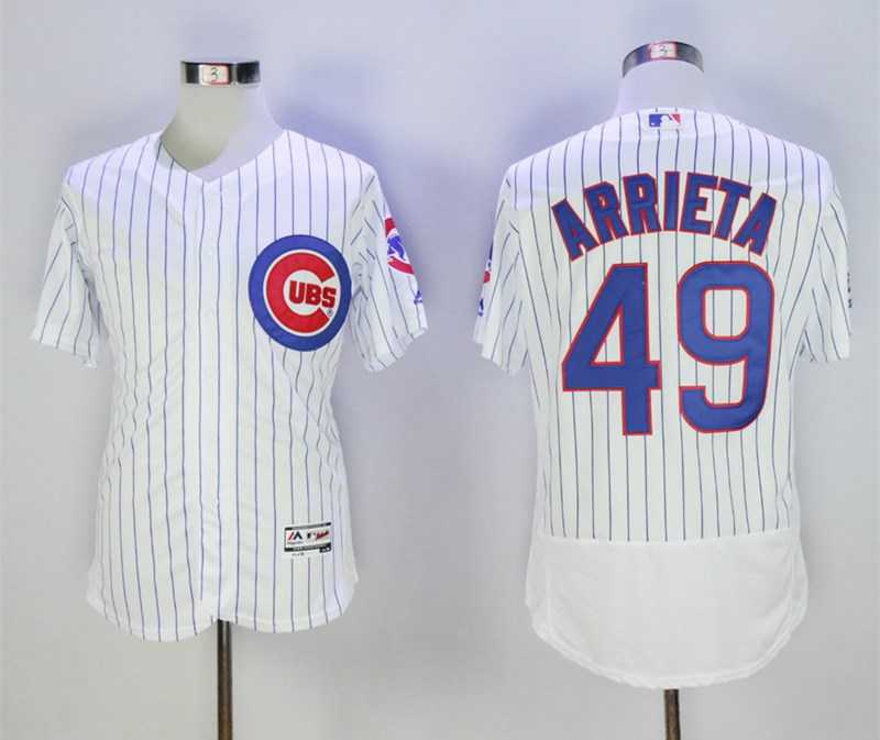 Cubs 49 Jake Arrieta White Flexbase Baseball Jerseys,We sell and wholesale Cubs 49 Jake Arrieta White Flexbase Baseball Jerseys on line form chian!