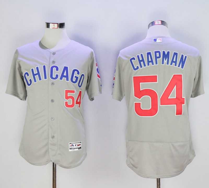 Cubs 54 Aroldis Chapman Gray Flexbase Baseball Jerseys,We sell and wholesale Cubs 54 Aroldis Chapman Gray Flexbase Baseball Jerseys on line form chian!