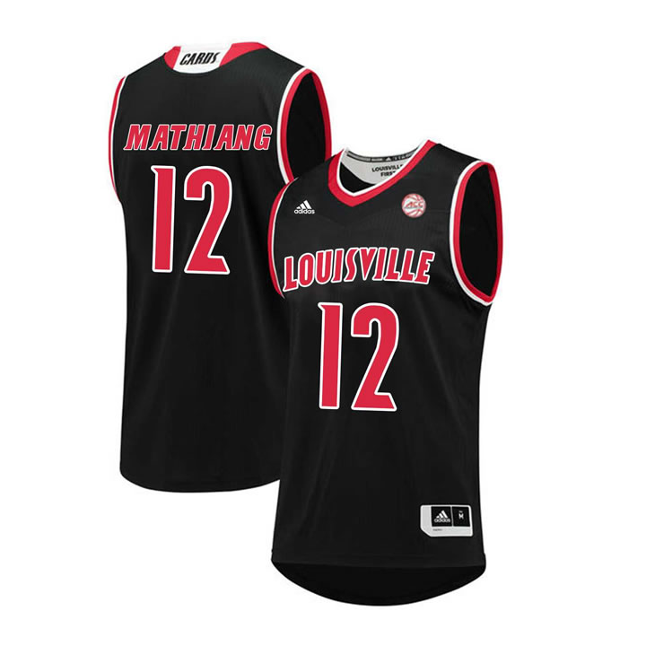 Louisville Cardinals 12 Mangok Mathiang Black College Basketball Jersey Dzhi,We sell and wholesale Louisville Cardinals 12 Mangok Mathiang Black College Basketball Jersey Dzhi on line form chian!